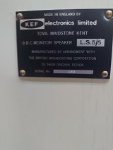 KEF BBC LS5/5 Loudspeakers Original Rare!