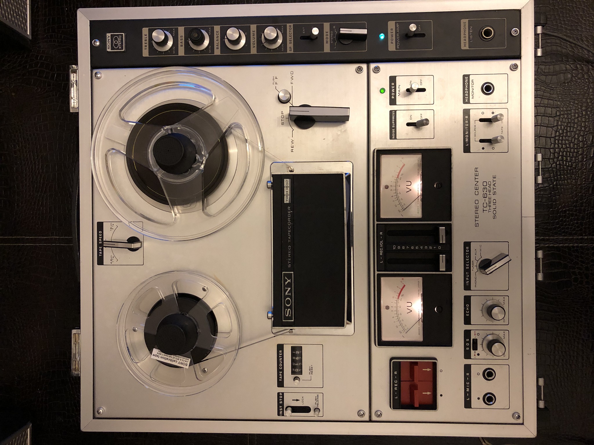 Tape Recorder Stereo Reel-to-Reel Sony TC-630 - electronics - by